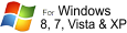 for window 7,Vista and XP
